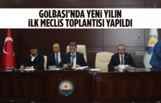 Gölbaşı’nda yeni yılın ilk meclis toplantısı...