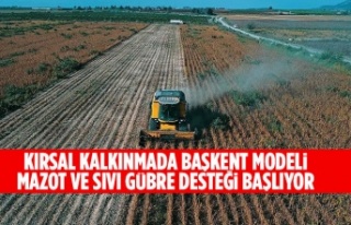 MAZOT VE SIVI GÜBRE DESTEĞİ BAŞLIYOR