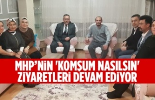 MHP’nin 'Komşum Nasılsın' ziyaretleri...