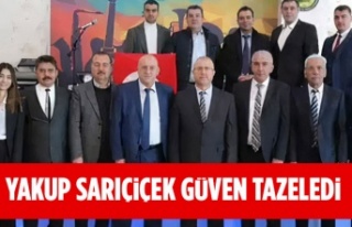 Yakup Sarıçiçek güven tazeledi