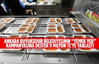 ANKARA BÜYÜKŞEHİR BELEDİYESİNİN “YEMEK VER”...