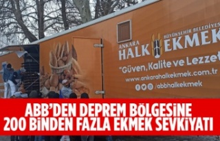 ANKARA BÜYÜKŞEHİR’DEN DEPREM BÖLGESİNE 200...