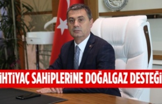 Başkan Şimşek, ihtiyaç sahiplerine doğalgaz desteği...