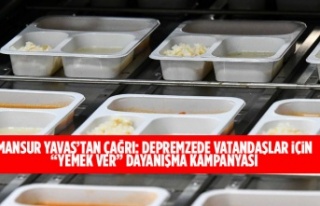 MANSUR YAVAŞ’TAN ÇAĞRI: DEPREMZEDE VATANDAŞLAR...