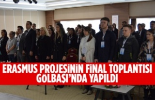 Erasmus projesinin final toplantısı Gölbaşı’nda...