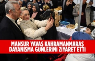 MANSUR YAVAŞ KAHRAMANMARAŞ DAYANIŞMA GÜNLERİNİ...