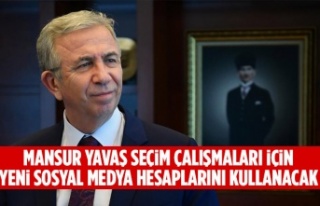 MANSUR YAVAŞ SEÇİM ÇALIŞMALARI İÇİN YENİ...