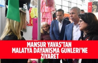 MANSUR YAVAŞ’TAN ‘MALATYA DAYANIŞMA GÜNLERİ’NE...