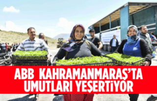 ANKARA BÜYÜKŞEHİR KAHRAMANMARAŞ’TA UMUTLARI...