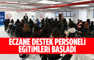 ECZANE DESTEK PERSONELİ EĞİTİMLERİ BAŞLADI