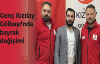 Genç Kızılay Gölbaşı Şubesi’nde Bayrak Değişimi