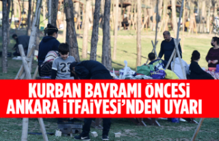 KURBAN BAYRAMI ÖNCESİ ANKARA İTFAİYESİ’NDEN...