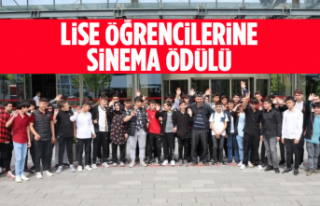 Lise öğrencilerine sinema ödülü