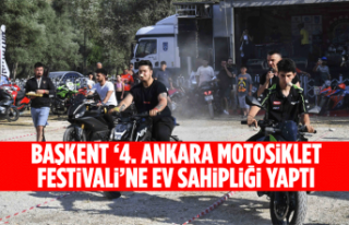 BAŞKENT ‘4. ANKARA MOTOSİKLET FESTİVALİ’NE...