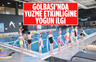 Gölbaşı Belediyesi Yüzme Etkinliği Yoğun İlgi...