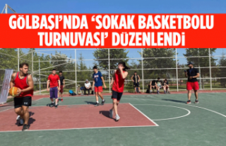 Gölbaşı’nda ‘Sokak Basketbolu Turnuvası’...