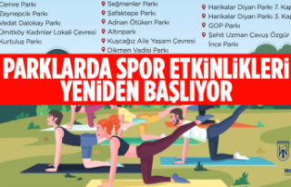 PARKLARDA SPOR ETKİNLİKLERİ YENİDEN BAŞLIYOR