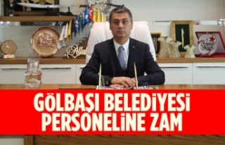 Gölbaşı Belediyesi personeline zam