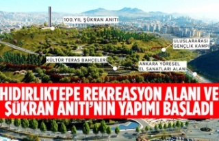 HIDIRLIKTEPE REKREASYON ALANI VE ŞÜKRAN ANITI’NIN...