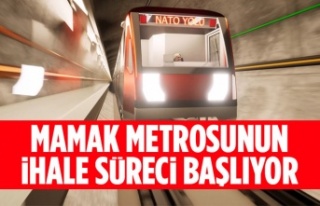 MAMAK METROSUNUN İHALE SÜRECİ BAŞLIYOR