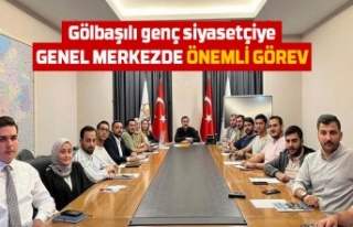 Devlet Alperen Tatlı'ya Ak Parti Genel Merkez'de...