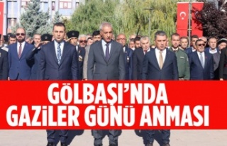 Gölbaşı'nda Gaziler Günü anması