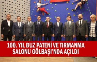 100. YIL BUZ PATENİ VE TIRMANMA SALONU GÖLBAŞI’NDA...