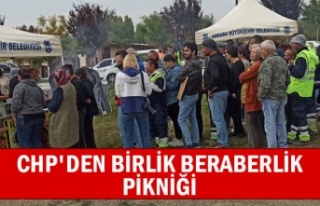 CHP'den birlik beraberlik pikniği
