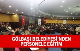 GÖLBAŞI BELEDİYESİ’NDEN PERSONELE EĞİTİM