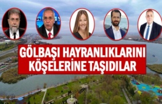 GÖLBAŞI HAYRANLIKLARINI KÖŞESLERİNE TAŞIDILAR