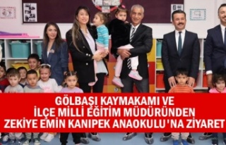 Gölbaşı Kaymakamı ve İlçe Milli Eğitim Müdüründen...