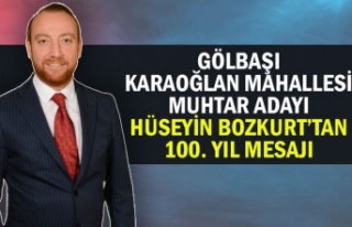 Karaoğlan Mahallesi muhtar adayı olan Hüseyin Bozkurt...