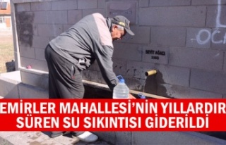 EMİRLER MAHALLESİ’NİN YILLARDIR SÜREN SU SIKINTISI...