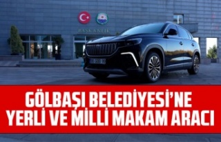GÖLBAŞI BELEDİYESİ’NE YERLİ VE MİLLİ MAKAM...