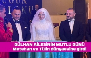 Gülhan ailesinin mutlu günü