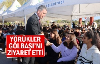 YÖRÜKLER, GÖLBAŞI’NI ZİYARET ETTİ