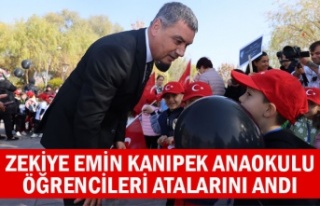 ZEKİYE EMİN KANIPEK ANAOKULU ÖĞRENCİLERİ ATALARINI...