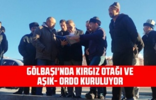 Gölbaşı'nda Kırgız Otağı ve Aşık- Ordo...