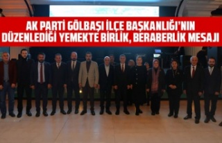 AK PARTİ GÖLBAŞI İLÇE BAŞKANLIĞI’NIN DÜZENLEDİĞİ...