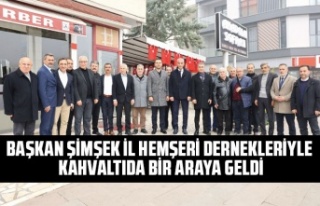 Başkan Şimşek il hemşeri dernekleriyle kahvaltıda...