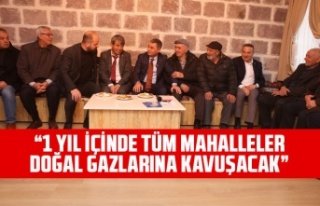 BAŞKAN ŞİMŞEK: “5 MAHALLEMİZ 1 YIL İÇİNDE...