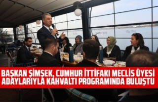 BAŞKAN ŞİMŞEK, CUMHUR İTTİFAKI MECLİS ÜYESİ...