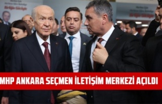 MHP ANKARA SEÇMEN İLETİŞİM MERKEZİ AÇILDI