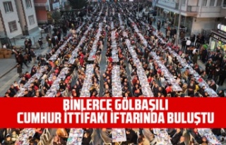 BİNLERCE GÖLBAŞILI CUMHUR İTTİFAKI İFTARINDA...