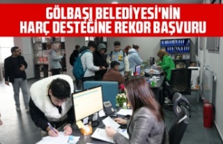 GÖLBAŞI BELEDİYESİ'NİN HARÇ DESTEĞİNE...