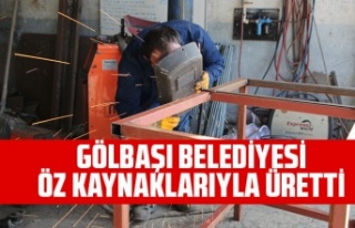 GÖLBAŞI BELEDİYESİ ÖZ KAYNAKLARIYLA ÜRETTİ