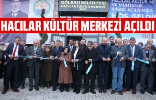 HACILAR KÜLTÜR MERKEZİ AÇILDI