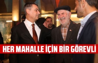 RAMAZAN ŞİMŞEK: “HER MAHALLE İÇİN BİR KİŞİ...