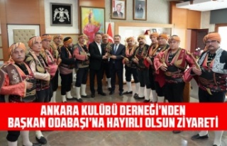 ANKARA KULÜBÜ DERNEĞİ’NDEN BAŞKAN ODABAŞI’NA...