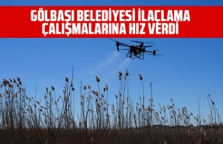 GÖLBAŞI BELEDİYESİ İLAÇLAMA ÇALIŞMALARINA...